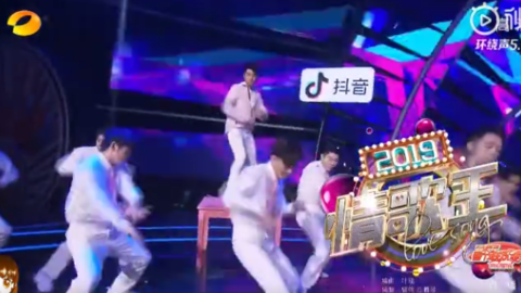 刘宇宁在2020湖南卫视春晚，星光璀璨，音乐无界