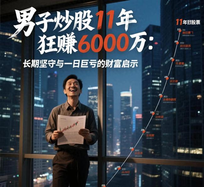 男子炒股11年狂赚6000多万，股市传奇之路