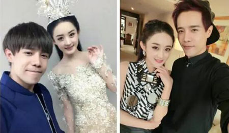 疑似赵丽颖携神秘男子带儿子出游，一场热议的焦点