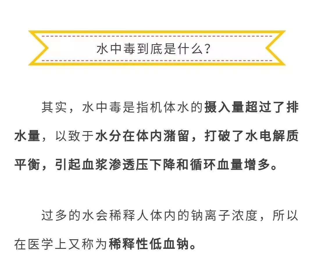揭秘3小时喝8杯水中毒真相