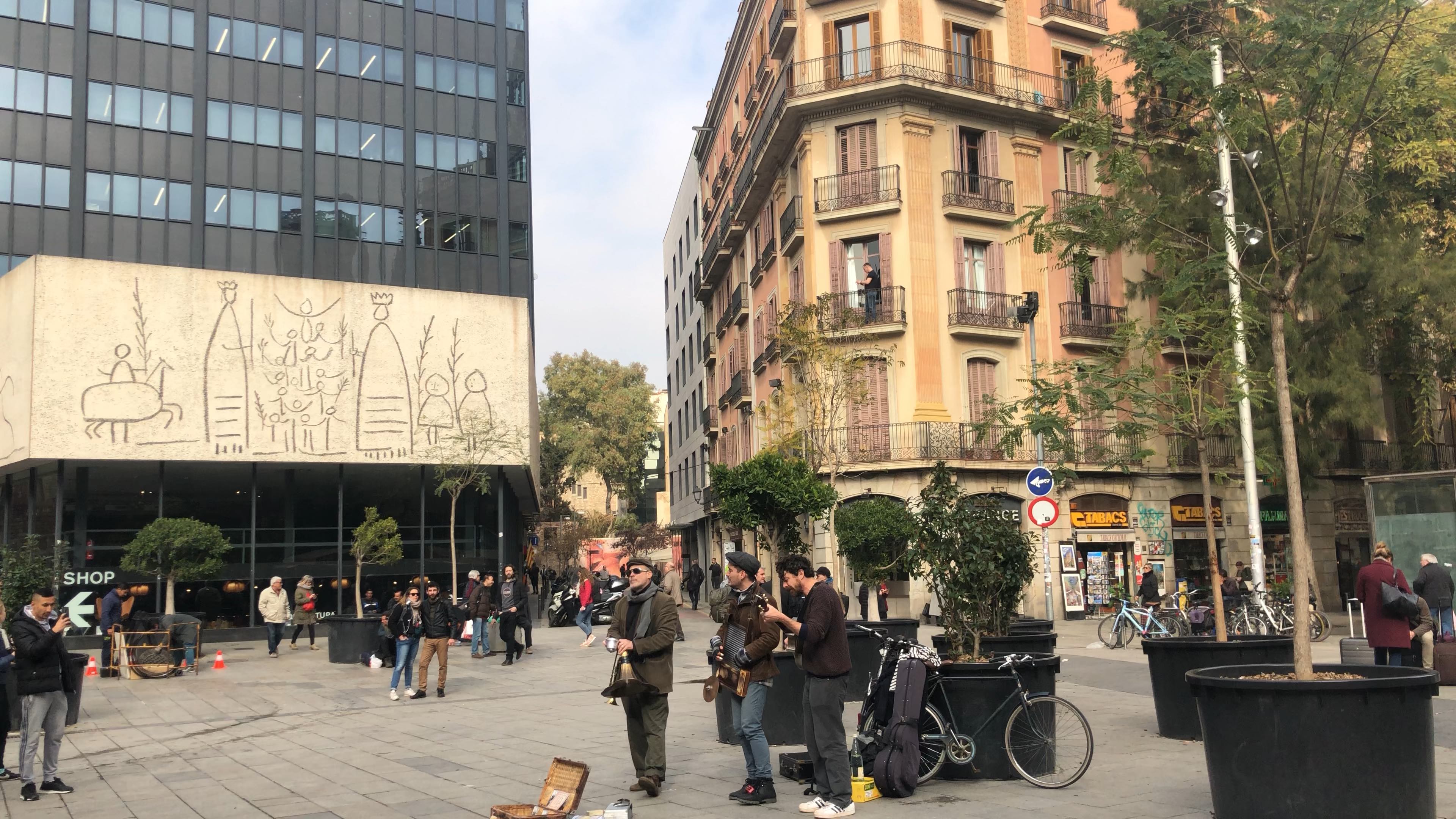 巴塞罗那街头，城市脉搏的跳动