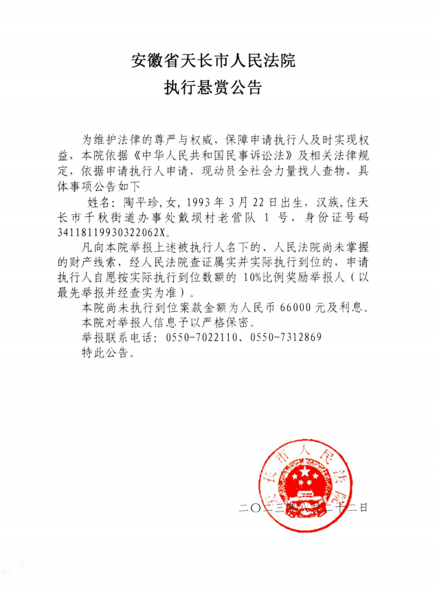 安徽一90后女子被法院公开悬赏，事件深度解析