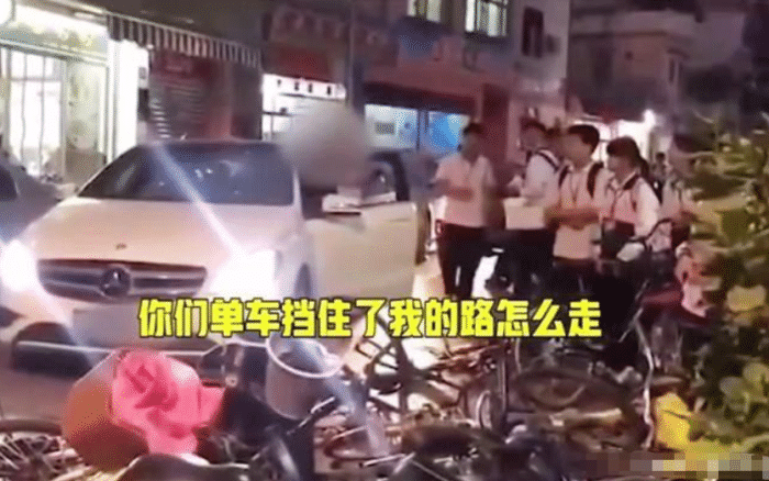 女子推倒一排自行车撒气事件，反思与启示